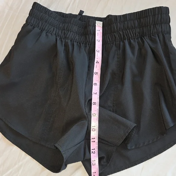 All In Motion Women's Black Athletic Shorts with Elastic Waistband - Picture 7 of 7